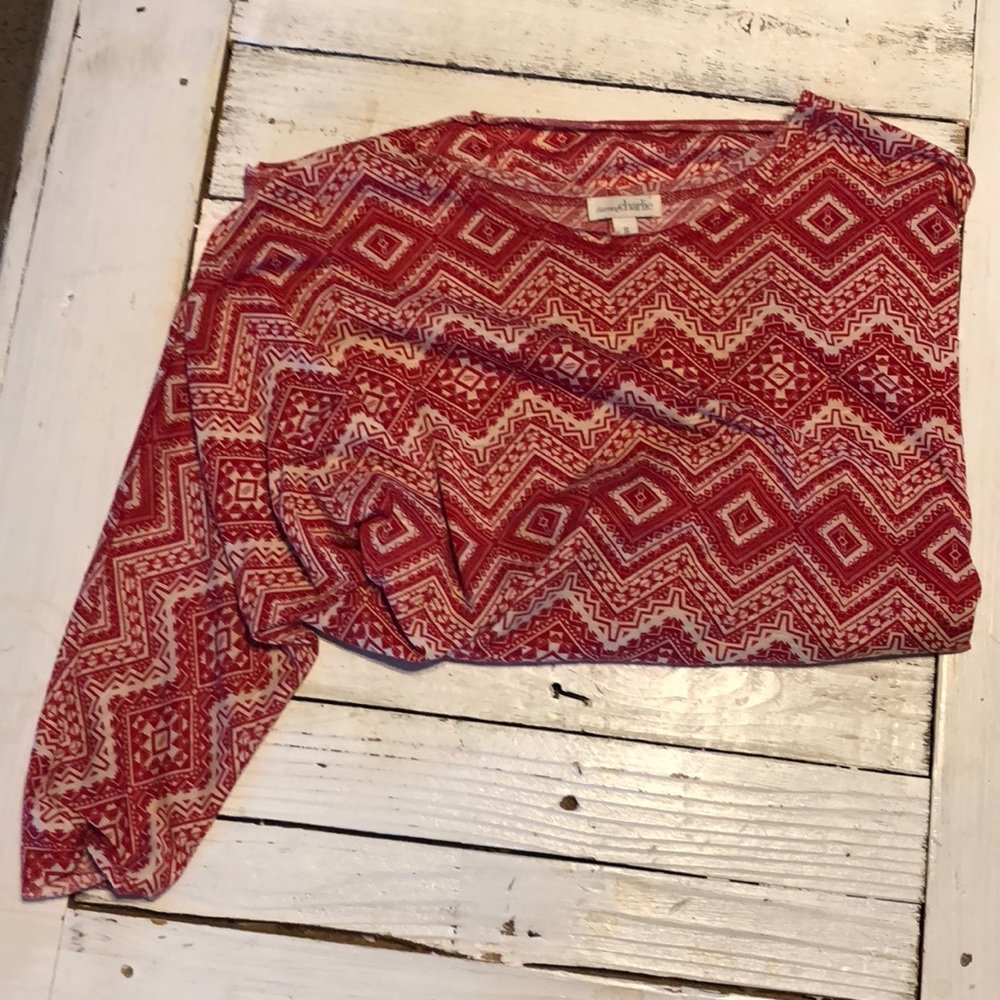 3/4 sleeve Charming Charlie top